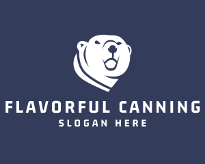 Wild Polar Bear logo design