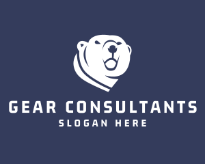 Wild Polar Bear logo design