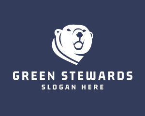 Wild Polar Bear logo design