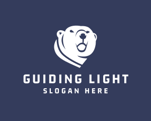 Wild Polar Bear logo design