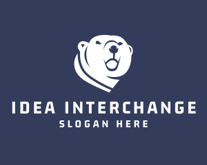 Wild Polar Bear logo design