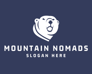 Wild Polar Bear logo design