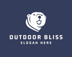 Wild Polar Bear logo design