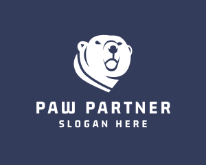 Wild Polar Bear logo design