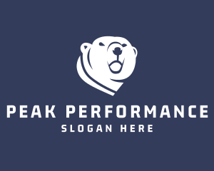 Wild Polar Bear logo design