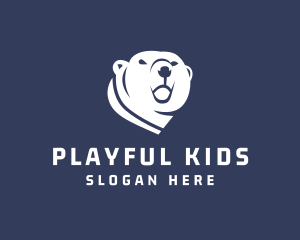 Wild Polar Bear logo design