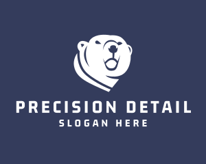 Wild Polar Bear logo design