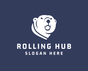 Wild Polar Bear logo design