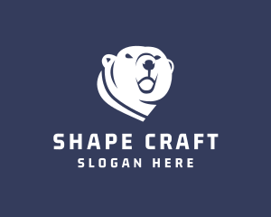 Wild Polar Bear logo design