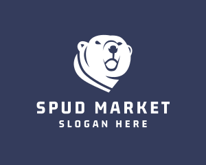 Wild Polar Bear logo design