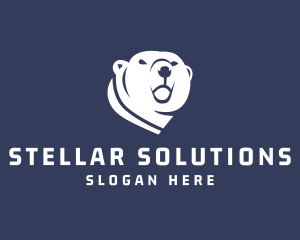 Wild Polar Bear logo design