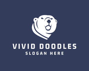 Wild Polar Bear logo design