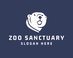 Wild Polar Bear logo design