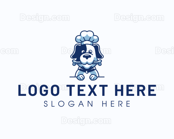 Chef Dog Pet Logo