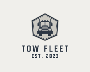 Transportation Truck Logistics logo design