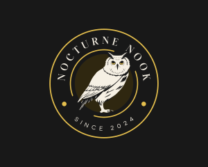 Owl Bird Animal logo design