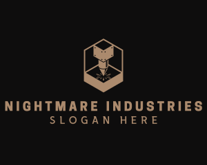 Industrial Laser Steelworks logo design