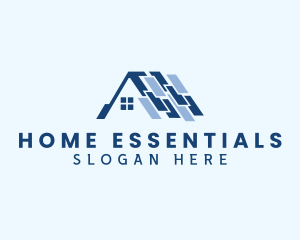 Home Roofing Property logo design