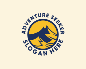 Mountain Climbing Adventure logo design