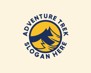 Mountain Climbing Adventure logo design