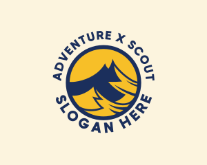 Mountain Climbing Adventure logo design