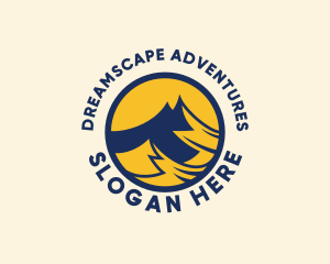 Mountain Climbing Adventure logo design