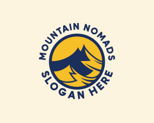 Mountain Climbing Adventure logo design