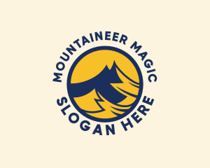 Mountain Climbing Adventure logo design