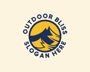 Mountain Climbing Adventure logo design