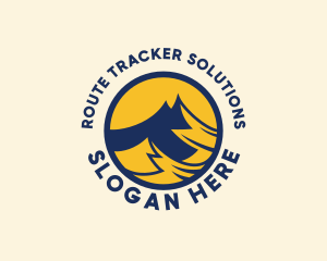 Mountain Climbing Adventure logo design