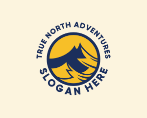 Mountain Climbing Adventure logo design