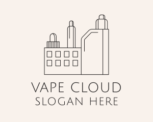 Vape Factory Building  logo design