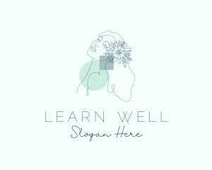 Botanical Woman Wellness logo design