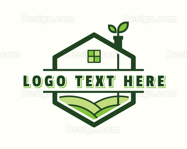 House Plant Landscaping Logo