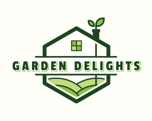 House Plant Landscaping logo design