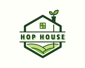 House Plant Landscaping logo design