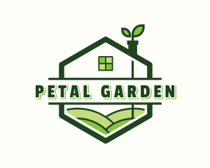 House Plant Landscaping logo design