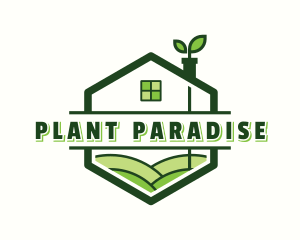 House Plant Landscaping logo design