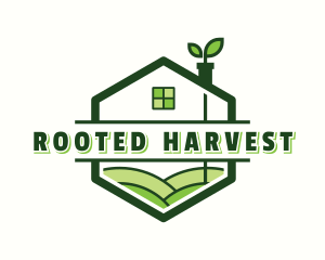 House Plant Landscaping logo design