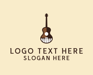 Guitar Piano Music logo design
