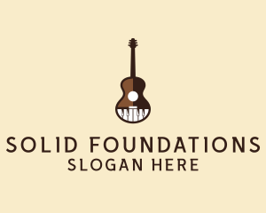 Guitar Piano Music Logo