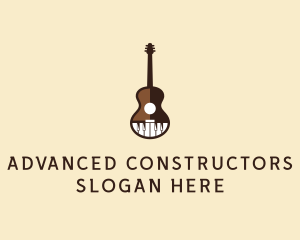 Guitar Piano Music logo design