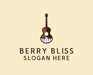 Guitar Piano Music logo design