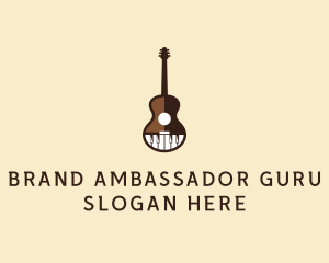 Guitar Piano Music logo design