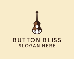 Guitar Piano Music logo design