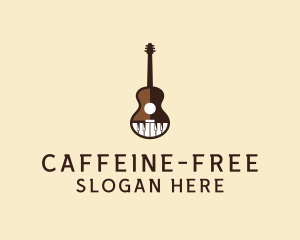 Guitar Piano Music logo design