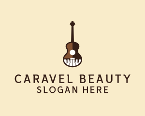 Guitar Piano Music logo design