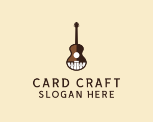 Guitar Piano Music logo design