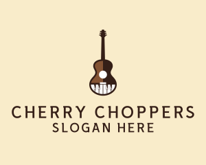 Guitar Piano Music logo design