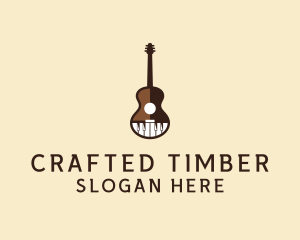 Guitar Piano Music logo design